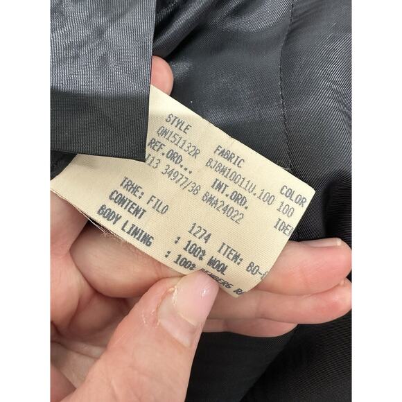 Brooks‎ Brothers Jacket 42 R Gray Wool Madison 1818 Estrato Trabaldo Tonga Italy - Picture 10 of 10